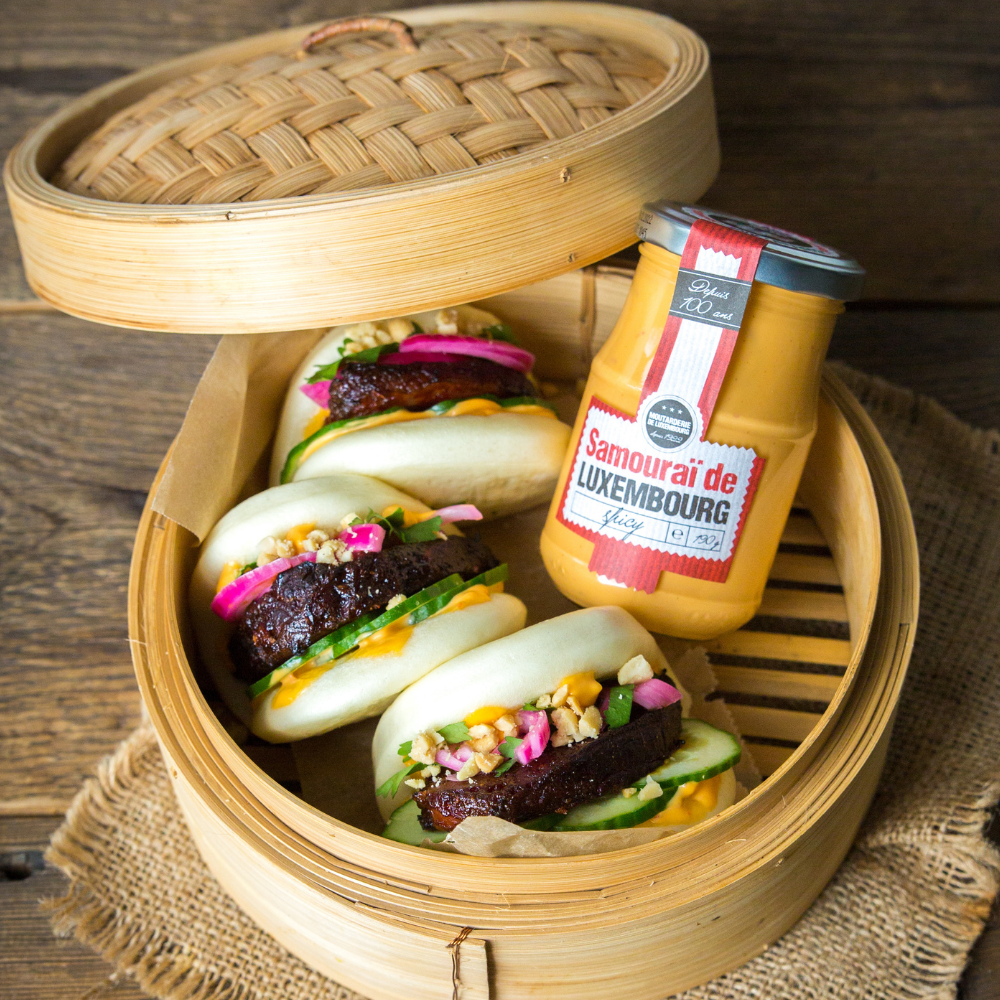 Samouraï Sauce spicy 190g Glas Moutarderie de Luxembourg